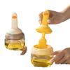 Pincel de Aceite con Bloqueo de Pez de Dibujos Animados para Hogar, Botella Todo en Uno, Barbacoa, Horneado, Aceitera Especial, Cepillo de Cocina, Cepillo de Aceite de Silicona