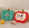 Cojín de silla engrosado con forma de manzana de dopamina, cómodo para uso doméstico, adecuado para ventanales, tatamis de estudiantes, alfombrilla de suelo suave de dibujos animados