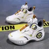 Zapatos deportivos de caña alta Jinjiang de alta calidad para hombre y joven, zapatos de baloncesto para 6-18 años, zapatos de baloncesto para adulto al por mayor
