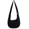 Bolsa de Ombro Casual Moda Super Macia Simples Grande Capacidade Estilo Japonês Bolsa Bolinho para Mulheres Comutando Bolsa Transversal Bolsa de Ombro