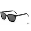 Gafas de sol de moda simples de venta caliente en Amazon Gafas para miopía Gafas de material de placa con montura cuadrada de alta calidad Tendencia transfronteriza europea y americana