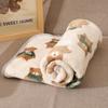 Manta para perro cálida de peluche edredón para dormir otoño e invierno pequeña alfombra para dormir para perro lechero Manta universal para mascotas para las cuatro estaciones