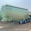 Exportação transfronteiriça de caminhões-tanque para material em pó de 3 e 4 eixos, veículos de transporte de cinzas volantes e semirreboques para cimento a granel