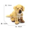 Simulación animal juguete modelo de perro golden retriever grande perro pastor alemán ocho hermanos perro labrador decoración hogar coche