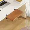 Tablero de extensión para escritorio, escritorio de oficina sin taladrar, organizador de escritorio expandible, plegable, ampliado y alargado, tablero de extensión con reposabrazos