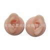 Prática de punção de tatuagem Silicone inodoro Orelha Modelo Simulação Acessórios de orelha humana Boca Brincos de orelha Suporte de exibição
