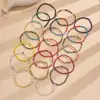 Europa y Estados Unidos pulsera de tobillo de cuentas de arroz de color Joker de verano pulsera simple creativa multiusos tendencia traje de 20 piezas