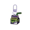 Llavero de Goma Suave de Fantasma de Halloween Dibujado Hebilla de Puerta en Forma de 8 en Forma de U Llavero Pinza de Langosta Figura de Muñeco Hebilla Colgante Adorno