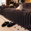 Estilo Nuevo Otoño e Invierno Funda Suave de Terciopelo para Sofá Cubierta Completa Todo Incluido Cojín de Sofá Cubierta para Sala de Estar Cubierta Antipolvo