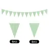 Macacão xadrez para chá de bebê de menino e menina com decoração de faixa para adereços de decoração de festa de primeiro aniversário