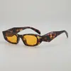 Gafas de Sol de Moda Ojo de Gato de Marco Pequeño Transfronterizas con Personalidad Irregular, Estilo Ins para Hombres y Mujeres, Gafas de Sol de Estilo Urbano de Gama Alta