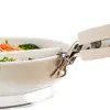 Panela de Arroz Cerâmica com Bandeja de Cozimento a Vapor de Três Compartimentos, Grade de Cozimento a Vapor, Prato de Jantar, Cozinhador a Vapor para Comida de Bebê, Cozinhador a Vapor Tudo em Um, Tigela de Cozimento a Vapor Dividida, Cesta de Cozimento a Vapor