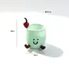 Taza de Vidrio Zibo Arreglo Floral Jarrón de Vidrio Portalápices Taza de Agua Decoración Hecho a Mano Sala de Estar Hidropónico Regalo Presente