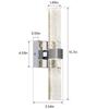 Lámpara de Pared de Cristal Amazon Lámpara Simple para Sala de Estar Fondo de TV Lámpara de Pasillo de Lujo Ligero Lámparas Minimalistas de Mesita de Noche