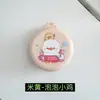 Peine plegable con estampado de dibujos animados, peine portátil para peinar el cabello con espejo, peine integrado de la fábrica original, diseño personalizable