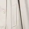 Casaco trench coat duplo de lapela alta casual oversized elegante e moderno estilo europeu e americano ins para o trabalho novo 2026