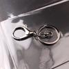 Venta al por mayor de fábrica, llavero, anillo, cadena, colgante de metal, accesorios, cierre de langosta, conjunto de tres piezas, accesorios de joyería DIY que conservan el color