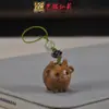 Sândalo Dourado Nova Versão dos Doze Signos do Zodíaco Pingente para Celular Pingente de Madeira para Bolsa Chaveiro Argola Lembrancinha