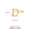 Anillo portaanillos de plata de ley 925 soporte vacío soporte vacío artesanía antigua de plata francesa arena dorada anillo vacío soporte DIY cera de abeja Jaspe Hetian jade anillo portaanillos