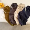 Calças Infantis 2025 Olhos Apertados Chegadas de Inverno Meninos e Meninas Joggers Grossos Bordados Calças Casuais Versáteis para Bebê
