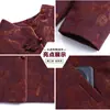 Ropa de primavera y otoño para mujeres de mediana edad y mayores estampado de estampado en caliente nuevo estilo chino chaqueta de longitud media ropa para madres cuello alto traje Tang top casual