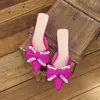 Zapatos de Tacón Alto con Lazo Estilo Francés para Mujer, Zapatillas Finas de Tacón para Primavera y Verano, Boca Baja, Comercio Exterior, Talla 42, Punta Fina Sexy, Cerrados, Zapatos Transfronterizos