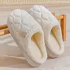 Pantuflas de algodón para mujer en otoño e invierno, para uso en casa en interiores, de suela gruesa, antideslizantes, cálidas, pantuflas de felpa, para pareja, de hombre, de invierno