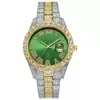 Relógio feminino moderno e estiloso, tendência e simples, relógio de pulso estilo ins para mulheres, pulseira adornada com diamantes, relógio de casal