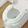 Cojín para Asiento de Inodoro de Eva en Forma de U con Diseño de Animales de Dibujos Animados, Adecuado para Todas las Estaciones, Tipo Adhesivo, Resistente a la Suciedad, Cojín para Asiento de Inodoro Doméstico