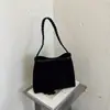 Bolso de mano retro minimalista de ante para mujer, nueva colección 2026, bolso de hombro para el día a día, bolso tipo cubo de gran capacidad, estilo transfronterizo