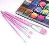 Set de 10 Plumas de Pintura Facial Transfronterizo para Pintura Facial, Estarcido, Fiestas Navideñas y Pintura Facial Infantil
