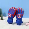 Guantes de invierno para niños nuevos para exteriores impermeables a prueba de viento con forro polar engrosados cálidos de dibujos animados para hombres y mujeres guantes de esquí al por mayor