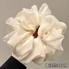 Goma para el pelo tipo scrunchie oversized de estilo coreano con múltiples capas, liga para el pelo de estilo perezoso, cuerda para coleta, accesorio para el pelo de alta gama