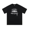 Marca Tendência Transfronteiriça Série Alcatraz da Cort Camiseta Estampada de Manga Curta Unissex Casual Solta Atacado de Comércio Exterior Verão