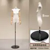 Soporte de Exhibición de Modelo de Cuerpo Plano Estilo Coreano Accesorios de Cuerpo Entero para Ropa de Mujer Pecho Plano de Cuerpo Medio Maniquí para Escaparate de Tienda de Ropa