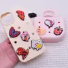 Charms Criativos para Sapatos em Formato de Órgão Borracha Macia de PVC Desenho Animado Crocs Acessórios DIY Fivelas de Decoração de Sapato Destacáveis Atacado em Estoque