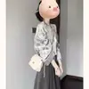 Conjunto de Roupa Estilo Chinês Rico Herdeira Vibe 2026 para Mulheres Chegada Nova da Primavera Estilo Nacional Conjunto Cool e Ousado Cor Sólida