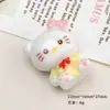 Accesorios de Resina DIY de Dibujos Animados, Pinzas para el Cabello de Gato Sentado 3D con Pegamento de Crema, Hebillas para Zapatos, Llaveros, Colgantes y Decoraciones