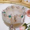 Segurar Você na Mão ~ Pulseira de Cristal Super Fada Primavera e Verão Feminina Mori Love Super Brilhante Estilo Feriado Pulseira de Cristal