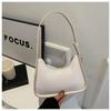 Moda para chicas estilo coreano bolso pequeño simple portátil bolso de mujer 2024 Invierno nuevo patrón piedra bolso de hombro axilar