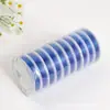 Atacado corda elástica de cristal transparente com contas cordão para pulseira diy contas de âmbar linha para contas linha elástica transparente redonda