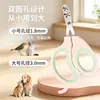Cortador de unhas para animais de estimação, para gatos e cães, lâmina de furo duplo, cortador pequeno de corte cego, cortador de unhas para tosa de animais, tesoura de unhas de corte cego
