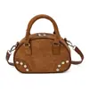 Bolsa Pequena de Camurça de Luxo para Mulheres 2025 Nova Tendência Versátil Bolsa Transversal Elegante da Moda Bolsa Saco Almofada