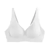 Sujetador sin espalda con copas fijas de escote pronunciado y tirantes finos para mujer, estilo de verano fino, minimiza los bustos grandes, proporciona soporte y previene la flacidez, top tipo camiseta sin costuras