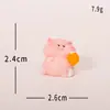 Micro Paisagem Criativa Fofa Porquinho Banho de Fonte Quente Figuras Decorações DIY Acessórios Pendurados Mini Enfeites de Mesa