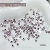 Pedras de Strass Quadradas Imitação com Fundo Reto para Nail Art, Alta Qualidade Estilo Swarovski 1:1 Mini Strass para Unhas Réplica