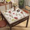 Nuevo mantel de estilo chino, impermeable, lavable, cuadrado, resistente al desgaste, mantel de mesa de Mahjong de ocho inmortales, mantel de cuero para mesa de té.