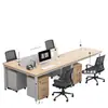 Escritorio de Oficina Estación de Trabajo para Personal Escritorio y Silla Modernos Simples para Personal Pantalla Estación de Trabajo Portatarjetas Muebles de Oficina Escritorio para Computadora