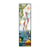 Pintura decorativa de tira delgada para el recibidor, pegatina simple para pasillo y pasillo, versión vertical para columnas estrechas, arte de pared autoadhesivo, una opción de regalo perfecta