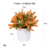 Más de 100 Tipos de Flores Artificiales y Plantas Verdes, Combinaciones de Plantas Artificiales en Maceta de Plástico, Flores Artificiales de Venta Caliente Transfronteriza, Mini Bonsáis Artificiales, Fuentes de Suministro